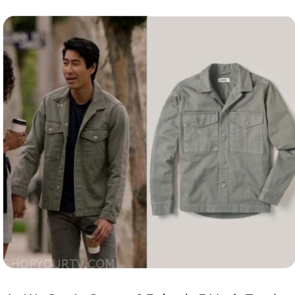 Buck Mason Bunker Twill Field Jacket Shirt Canvas Shacket Olive Army‎ Green Sage - Picture 1 of 8